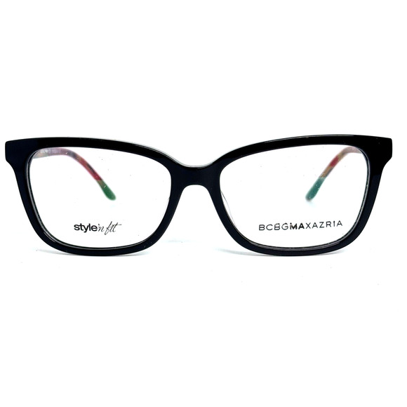 BCBGMAXAZRIA Sylvie Black Tortoise 55-16-145 Flex Hinge H16793